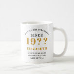 40th Birthday Standards 生まれ 1980sお名前を追加 コーヒーマグカップ<br><div class="desc">提供さカスタマイズれたテンプレートを使用してフロントへの文字と誕生日コーヒーマグのインテリアを容易に行う。設定標準範囲の一部デザイン。</div>