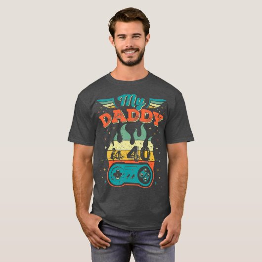 40th My Daddy 40歳1981誕生日 Tシャツ (正面フル)