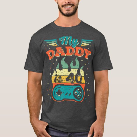 40th My Daddy 40歳1981誕生日 Tシャツ (正面)