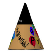 『40th Over the Hill BalloonパーソナライズされたパーティーHats』 パーティーハット (右)