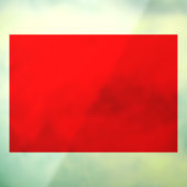 40x28赤い半窓がガラス澄んデコにしがみつく ウィンドウサイン (シート3)