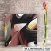 40x40インチトレンド抽象芸術アート白黒パウダー キャンバスプリント