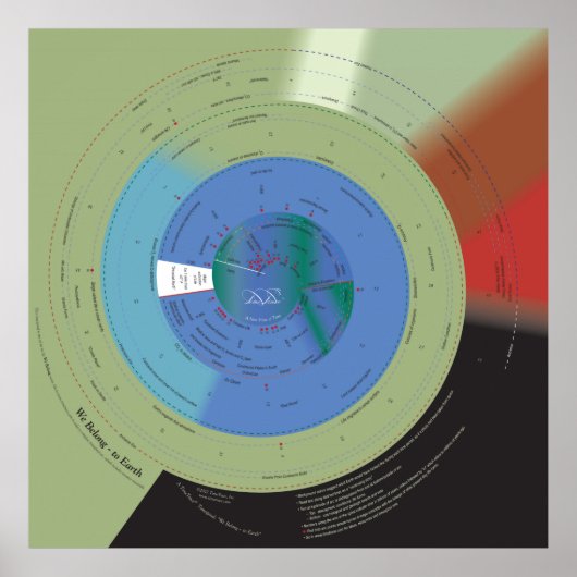 40x40我々は地球に属している ポスター (正面)