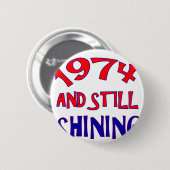 40years古い誕生日のデザイン 缶バッジ (正面&裏面)