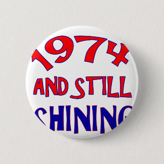 40years古い誕生日のデザイン 缶バッジ