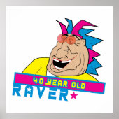 40yraverポスター ポスター (正面)