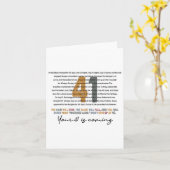 41は来キリスト教の神 カード (黄色い花)