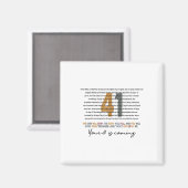 41は来キリスト教の神 マグネット (正面/裏面)