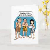 41ユーモアのある誕生日 カード (黄色い花)