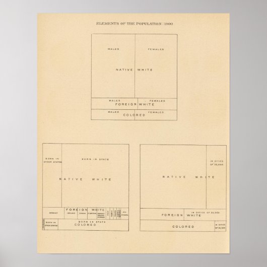 41人口の要素1900 ポスター (正面)