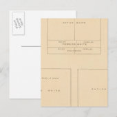 41人口の要素1900 ポストカード (正面/裏面)