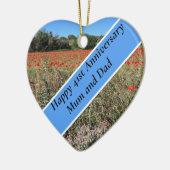 41周年記念結婚セラミックオーナメント セラミックオーナメント (左)