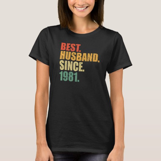 41年ルビ結婚したー41結婚年アニー結婚バー Tシャツ (正面)