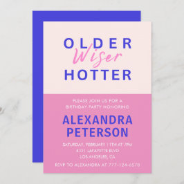 41歳おもしろいの誕生日招待状オールドウィザー 招待状