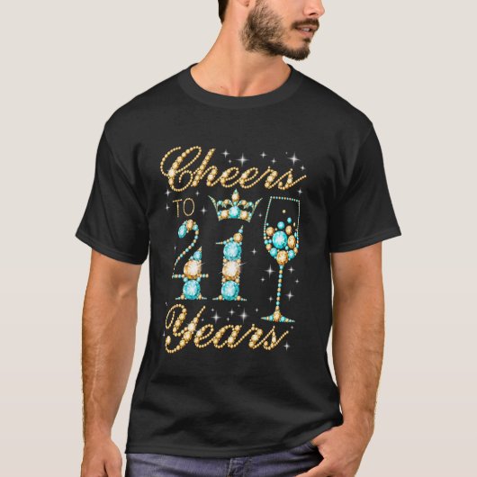 41歳の誕生日パーティーの女性プリンセス様おめでとう Tシャツ (正面)