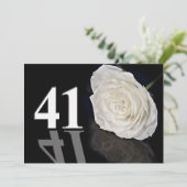 41歳の誕生日パーティーの招待状 招待状 (スタンド正面)