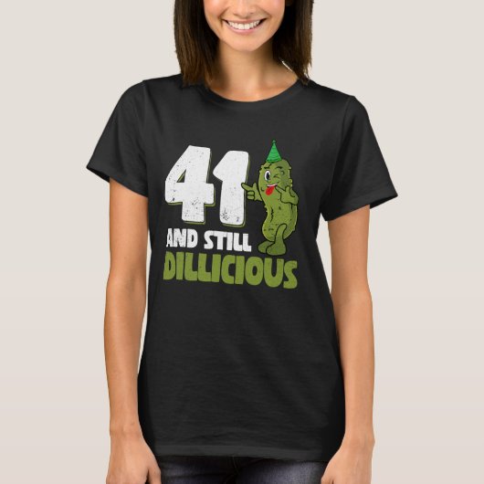 41歳キュウリ病41誕生日Dil Tシャツ (正面)