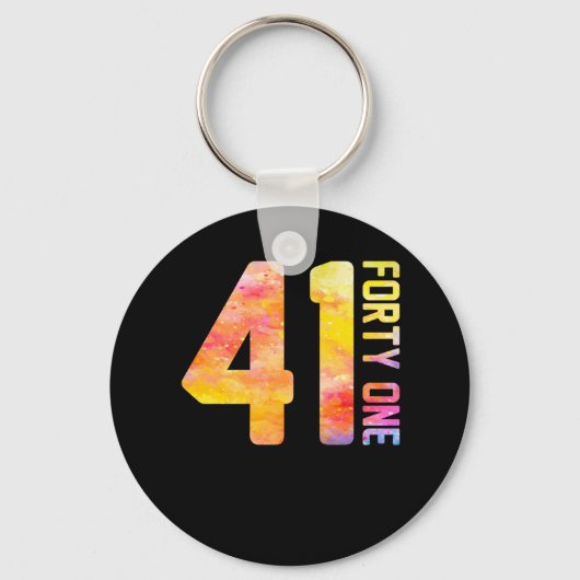 41歳41 キーホルダー (正面)