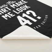 41歳 – 41誕生日ギフトおもしろい シェルパブランケット (3/4)