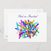 41番目の誕生日ギフト インビテーションポストカード (正面/裏面)