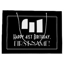 41番目の誕生日～インスパイアアールデコルック"41" +名前