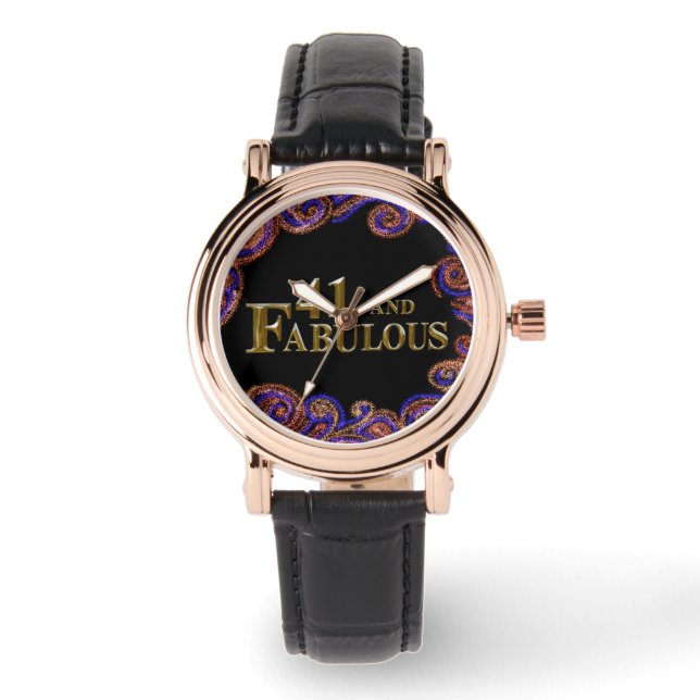 41番目の誕生日 腕時計 (正面)