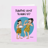 41誕生日安心 カード (正面)