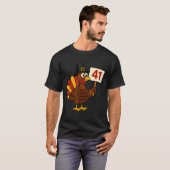 41面白い感謝祭の七面鳥のミーム フォーティーワン 4 1 ギー Tシャツ (正面フル)