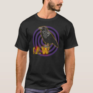 410ワタリガラス-黒いTシャツ Tシャツ