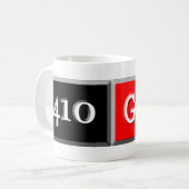 410 -行く コーヒーマグカップ (正面左)