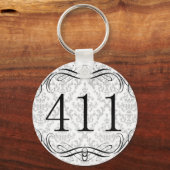411市外局番 キーホルダー (正面)