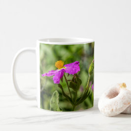 4111 – ピンクの花マグカップ コーヒーマグカップ