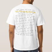 411 Buzz City ガイドTシャツ Tシャツ (裏面)