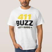 411 Buzz City ガイドTシャツ Tシャツ (正面)