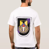 412th民事のBn.及び360thカリフォルニアCmdのワイシャツ Tシャツ (裏面)