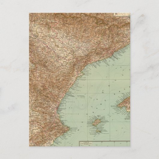 4142スペイン、ポルトガル、東部 ポストカード (正面)