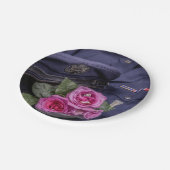 4171-軍隊結婚の ペーパープレート (アングル)