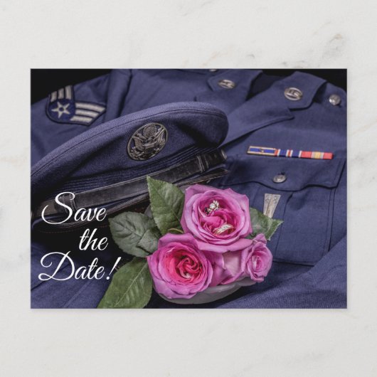 4171-軍隊結婚の ポストカード (正面)