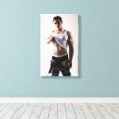 41786aハンク キャンバスプリント (インサイチュ (ウッドフロア))