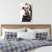 41786aハンク キャンバスプリント (インサイチュ (寝室))