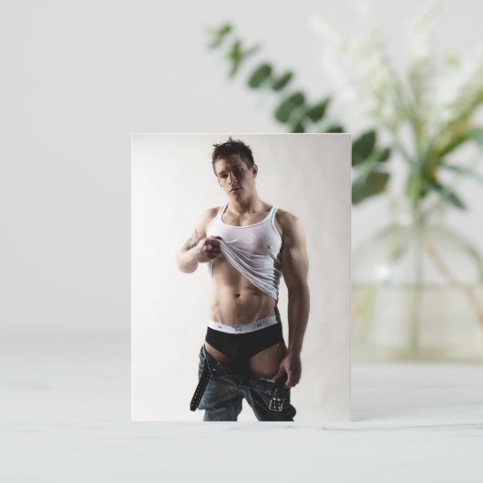 41786aハンク ポストカード (スタンド正面)