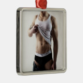 41786a大きな塊 メタルオーナメント (右)