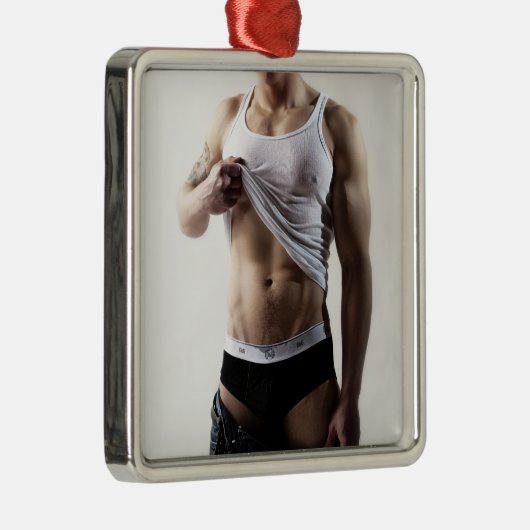 41786a大きな塊 メタルオーナメント (右)