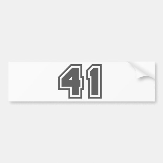 41 バンパーステッカー (正面)