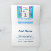 41 51 61 71 81 91 101年若い！ハッピーバースデー カード (内部)