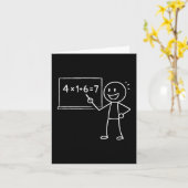 41 67ミーム4 One 6 おもしろい Seven Math先生G カード (黄色い花)