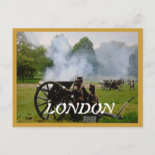41 Guns Salute Queen's Diamond Jubileeはがき ポストカード (正面)