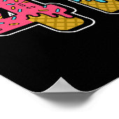 41 Ice Cream Drip Meme Forty One Four Gen Alpha Sl ポスター (角)