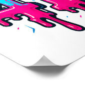 41 Ice Cream Drip Meme Forty One Four Gen Alpha Sl ポスター (角)