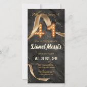 41s誕生日モバイル招待状 案内状 (正面)